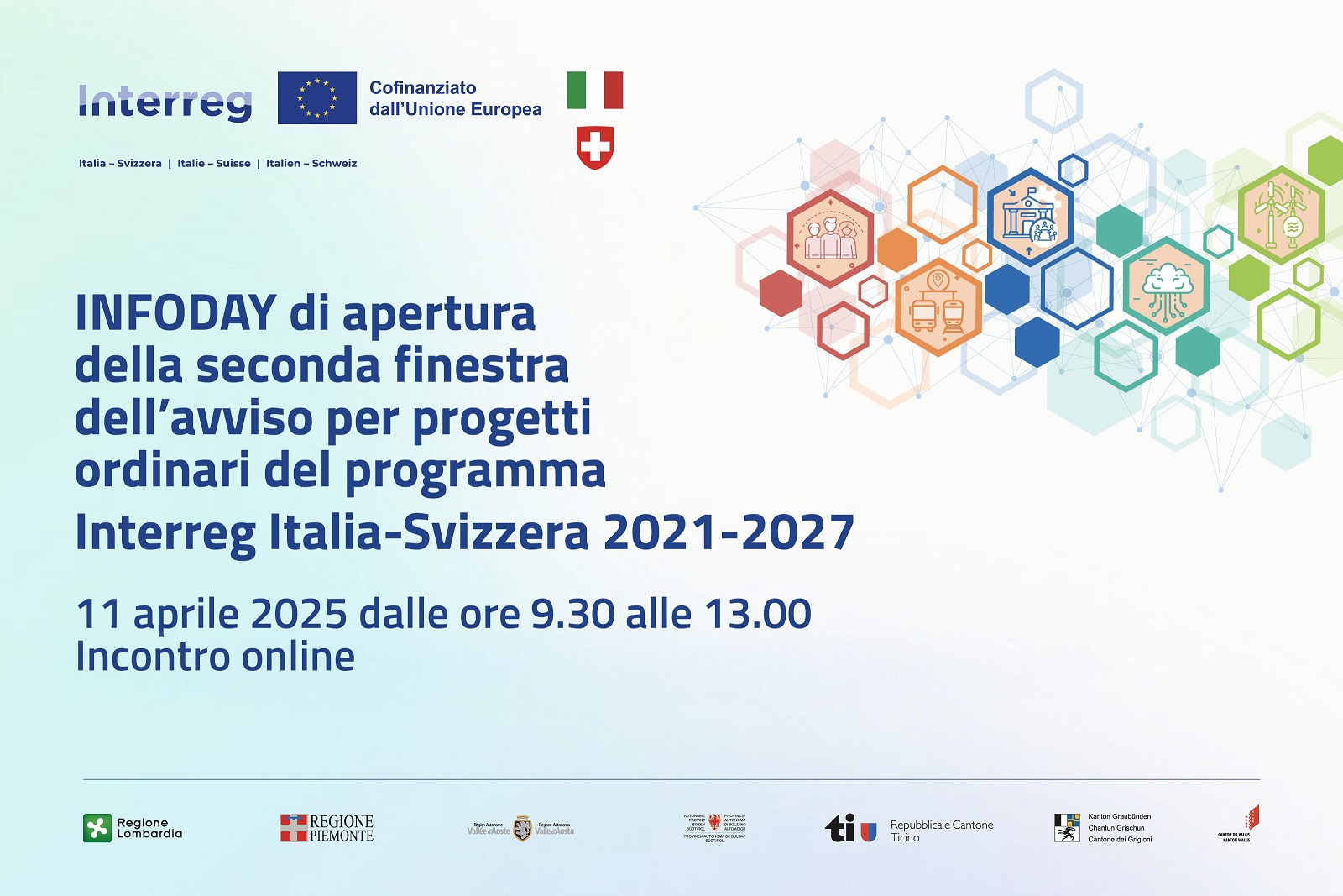 Infoday seconda finestra per la presentazione dei progetti