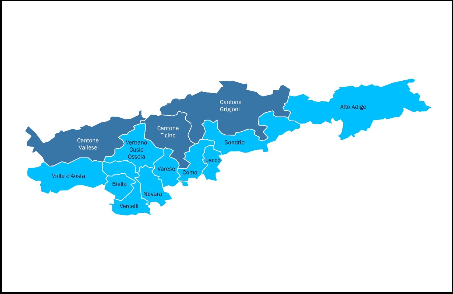 mappa area di cooperazione